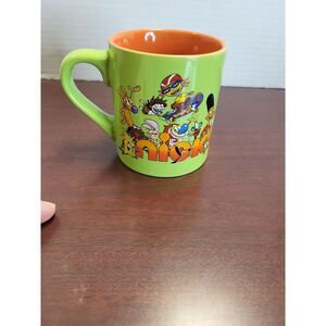 Nickelodeon Retro '90s Characters Green & Orange Ceramic Coffee‎ Mug 14oz new